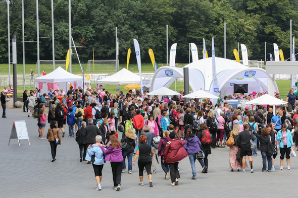 Womens Village beim Womens Run Frankfurt 2012 Bilder Womens Village beim Womens Run Frankfurt 2012 Bilder