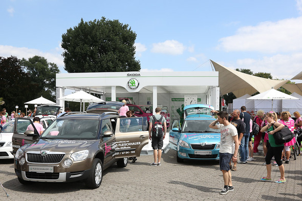 Womens Village beim Womens Run Kln 2012 - Bilder