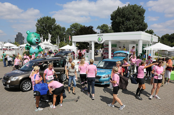 Womens Village beim Womens Run Kln 2012 - Bilder