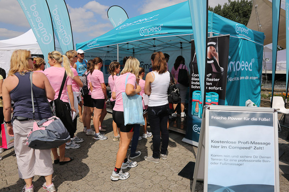 Womens Village beim Womens Run Kln 2012 - Bilder