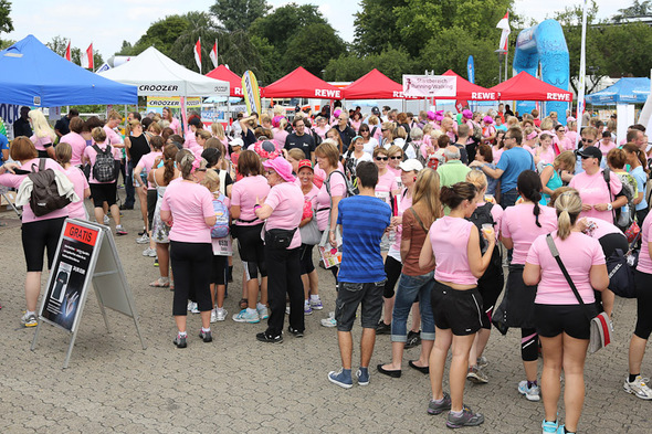 Womens Village beim Womens Run Kln 2012 - Bilder