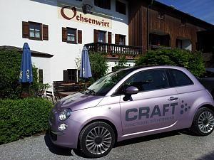 Das CRAFT Auto als Fhrungsfahrzeug in Mnchen
