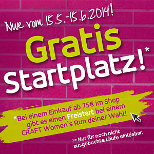 Tolle Aktion im Women's Run Shop