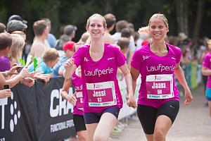 Viele Laufperlen gingen beim CRAFT Women's Run mit ihrer besten Freundin an den Start.