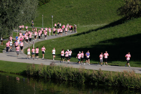 Women's Run Mnchen 2011  Die Lufe